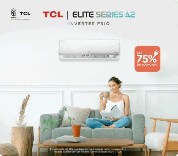 Ar-Condicionado Split Inverter - TCL - 9000 Btus - Hi Wall Frio - Tac-09CSA2-Inv - 220V - Image 3
